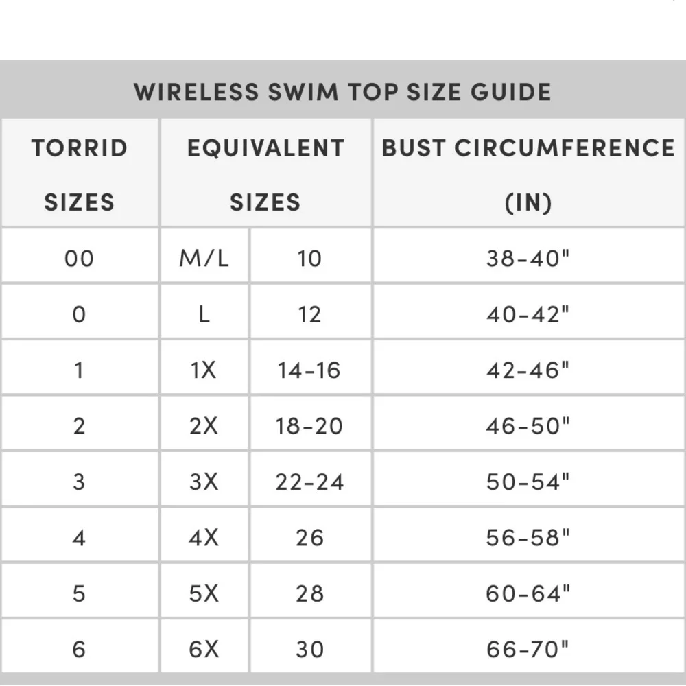 Torrid wireless XO black bikini top, Sz. 4X